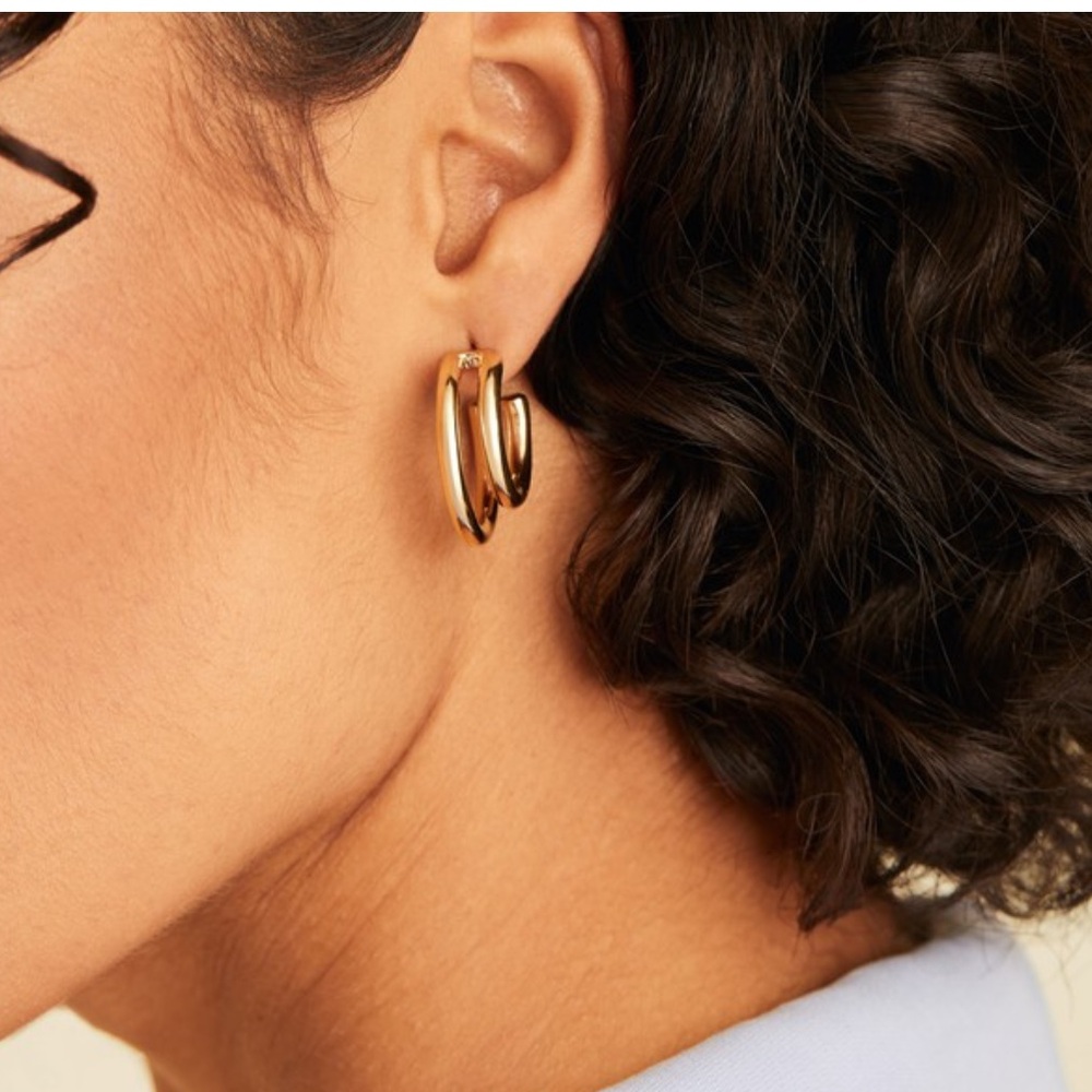 Mejuri Gold Hoop Earrings
